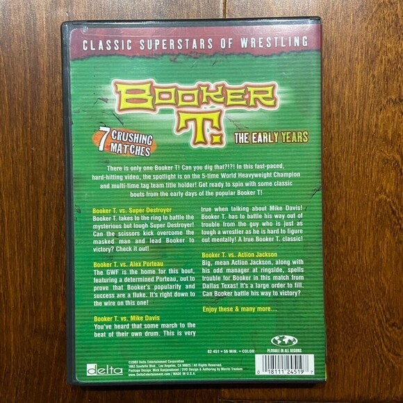 Classic Superstars Of Wrestling DVD (3-DVDS) Booker T. Steve Austin WWE - Picture 3 of 7